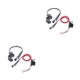 thumbnail image 3 of Speravity Adaptador de cable SAE a USB USB a prueba de polvo a prueba de agua Puerto rápido 2.1A para motocicleta Teléfono celular Tablet Negro y rojo 2piezas Speravity CBP080070, 3 of 5