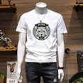 thumbnail image 3 of Camiseta ajustada con cuello redondo y suave para hombre, estilo vintage de los años 90, estilo Harajuku, de una pieza, divertida, a la venta, ropa para hombre, 3 of 5