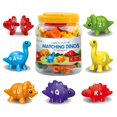thumbnail image 1 of Matching Dinos Toys - 26 Pieces, Counting & Sorting Toy, Shape & Colour Sorting, Letters Dinos Toys, ducational Learning Toys for 18 Months - 3 Years Old Toddlers Boys Girls, 1 of 6