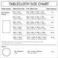 thumbnail image 6 of Benson Mills Spillproof Spring/Summer Durable Heavyweight Fabric Indoor Outdoor Tablecloth, Washable Table Cloth for Rectangle Tables, Picnic/Patio Table Covers (60" x 104" Rectangular, Jillian), 6 of 6