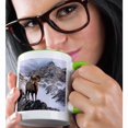 thumbnail image 2 of Bighorn Sheep Looking Down The Valley, 11oz Two-Tone Green Mug, 2 of 7