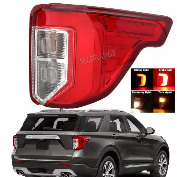 Right Passenger LED Tail Light Assembly Brake For Ford Explorer 2020-2022 2023