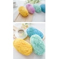 thumbnail image 6 of Soft Yarn crafts Comfortable Pure Polyester Chenille Bulky Weight Hand Knitting Crochet Rug Toy DIY Yarn for hat, scarf, Knitting shoes, 6 of 8