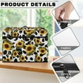 thumbnail image 6 of SEANATIVE Sunflowe Sewing Machine Cover with Pockets Cow Print Sewing Accessories Organizer Aesthetic Universal for Most Standard Sewing Machines Home Decoration, 6 of 7
