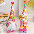 thumbnail image 2 of Harvest Sunflower Gnome Decoration, Thanksgiving Faceless Rudolf Plush Doll with Floral Design for Party Table Decor, 2 of 6