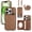 Dark Brown, variant on Plaid Leather Wallet Phone Case with Crossbody Lanyard Card Slot Shockproof Protective Flip Cover Case for iPhone 14 15 16 17 Plus Pro Pro Max Full Body Anti-Scratch Durable Purse Case