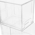 thumbnail image 3 of OUNONA 2Pcs Clear Cosmetic Storage Box with Drawers Desktop Organizer for Makeup Storage, 3 of 8