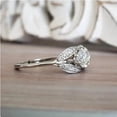 thumbnail image 2 of 2Ct Marquise Cut Lab Created Diamond Women's Wedding Ring 14K White Gold Plated, 2 of 4