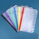 thumbnail image 5 of 24 Unidades A6, Bolsillo para Carpeta de 6 Orificios, Sobres Económicos de PVC Impermeables, Bolsas para Carpetas con Cremallera para Cuaderno, Planificador, Carpetas de Viaje, 5 of 5