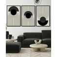 thumbnail image 5 of Drsoum Black Boho Wall Art 16x24in3pcs Black Framed Bohemian Abstract Decor Prints Ready To Hang for Bedroom, 5 of 6