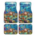 thumbnail image 1 of Fotbe Sea World Juego de 4 Tapetes para Auto con Estampado – Alfombrillas de Goma Reforzada, Diseño Antideslizante, Protección para Todo el Año – Vehículos, Autos, Camionetas y SUVs, 1 of 7