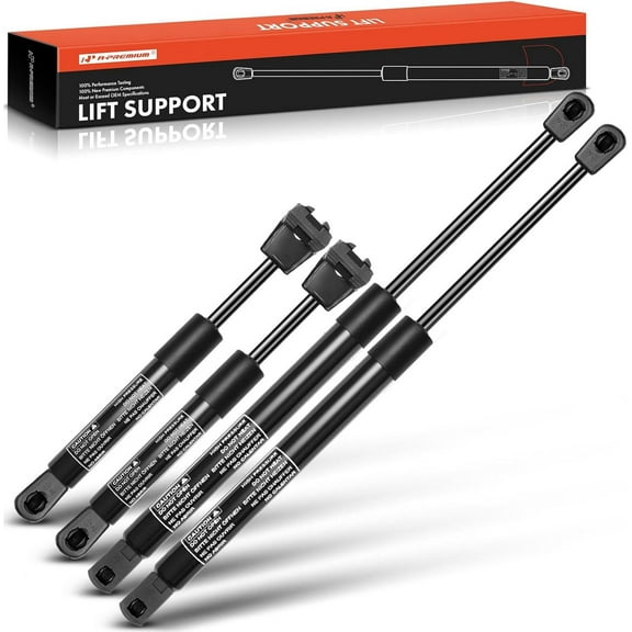 A-Premium Hood and Tailgate Rear Trunk Lift Supports Shock Struts Replacement for Chrysler 300 2005-2008 Sedan 4-PC Set