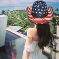 thumbnail image 2 of Vintage US American Flag Cowboy Hat USA Stars Stripes Patriotic, 2 of 6