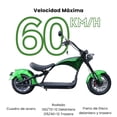 thumbnail image 2 of Moto Eléctrica  M1P - Color Verde, 2000W, 60km/H, Autonomía 75km, 2 of 12