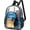 Black, variant on Clear PVC Mini Backpack, Cold-Resistant See Through Bag with Multi-Pocket, 12x9.5x4 inch for Concerts Sports, Black