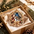 thumbnail image 4 of Cheapark 2D Flat Acrylic Christmas Snowman Hanging Ornament Lightweight Tree Pendant for Xmas Tree Holiday Home Party Decor Gift, 4 of 7