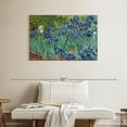 thumbnail image 2 of Elephant Stock Irises 1889 Wall Art - Horizontal Canvas Wall Art - Living Room Wall Decor - Floral And Botanical Canvas - Blue And Teal Decor By Vincent Van Gogh - 39" x 26", 2 of 8