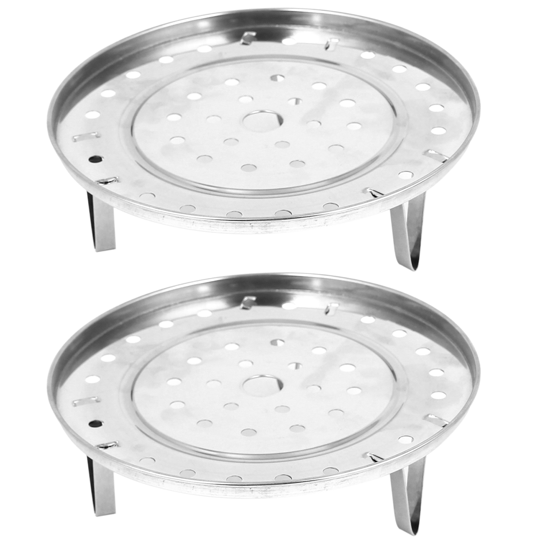 Steamer Rack Stainless Steel Kitchen Round Food Tray Cooker Steaming Stand