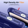 thumbnail image 6 of Allytechgroup iPhone 14 Plus Case Magnetic, Compatible with Magsafe & Car Mount Adjustable Stand Ring Holder Heavy Duty Shockproof Anti-Scratch Matte Phone Case for iPhone 14 Plus, Darkblue, 6 of 7