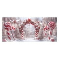 thumbnail image 3 of Large 7x16 Ft Merry Christmas Santa Holiday Party Photography Background Garage Door Banner, 3 of 5