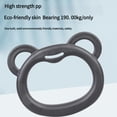 thumbnail image 4 of CEORPER 1pair Indoor Fitness Gymnastics Rings Home Exercise Pull up Rings Kids Fitness Training Equipment Easy to Install, 4 of 10