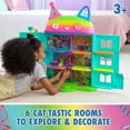 thumbnail image 4 of Gabby's Dollhouse, Maison festive aux couleurs de l'arc-en-ciel avec 15 éléments, figurines, meubles de maison de poupée et 10 effets sonores, jouets pour filles et garçons à partir de 3 ans, 4 of 9