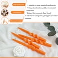 thumbnail image 2 of FCMSHAMD 9.3 Inch Spiral Taper Candles Set of 4 Burn Time 6 H Unscented Smokeless for Wedding Dinner Decoration Candle Sticks, 2 of 6