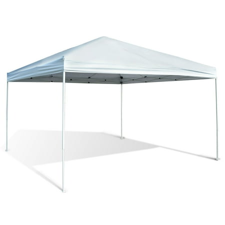Outsunny 13' x 13' Easy Canopy Pop Up Tent - Light Gray