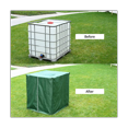 thumbnail image 4 of 1000L Imperméable à l'Eau Couvercle du Réservoir d'Eau de Pluie Réservoir d'Eau de Pluie Oxford Tissu UV Protection Couvercle du Réservoir d'Eau de Jardin Couvercle Vert, 4 of 6