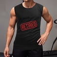 thumbnail image 2 of Re-Tired Men'S Muscle T-Shirt, Sleeveless, Muscle Tank Tee Top S, 2 of 6