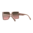 thumbnail image 4 of SA106 Classy 90s Designer Butterfly Metal Stud Plastic Chic Sunglasses Pink Brown Pink, 4 of 4