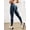 1Pack-Blue, variant on Women's Seamless V Back Gym Leggings Low V Cut Butt Lifting Ribbed Yoga Pants Yoga Sports Green S