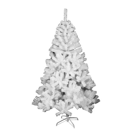 ALEKO Snow Washed Artificial Indoor Christmas Holiday Tree - 8 Ft -