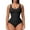 Black, variant on Women Waist Training Tights Slim Full Body Shaper Underwear Seamless Round Neck Jumpsuit Abdomen One Piece Lingerie Shapewear
