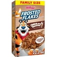 thumbnail image 3 of (3 pack) Kellogg's Frosted Flakes Breakfast Cereal, Kids Cereal, Family Breakfast, Family Size, Chocolate Milkshake, 22.2oz Box (1 Box), 3 of 14