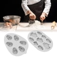 thumbnail image 1 of Moldes De Chocolate, 2 Piezas, Molde Para Hornear De Silicona Apto Para Lavavajillas, Fácil De Liberar, Estilo Conejito Multiusos Para, 1 of 7