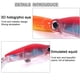 thumbnail image 3 of Kit de cebo de señuelos de pesca de calamar de gran simulación, resistente, estable y tentador, 3 of 5
