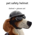 thumbnail image 5 of LLC Ensemble de Casques et de Lunettes de Protection Réglables pour la Sécurité des Motos pour Animaux de Compagnie, 5 of 5