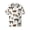 Cow, variant on Cute Cartoon Panda Print Men's Wrinkle Free Untucked Cuban Shirt Business Casual Button Down Shirts Short Sleeve Shirt