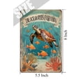 thumbnail image 5 of Sea Turtle The Ocean Fixes Everything Vintage Aluminum Sign 5.5x8 IN Sea Turtle Sign, 5 of 6