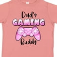 thumbnail image 4 of Inktastic Dad's Gaming Buddy- Pink Controller Boys or Girls Toddler T-Shirt, 4 of 5