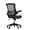 Black LeatherSoft/Mesh, variant on Flash Furniture Kelista Mesh Mid Back Office Chair with Flip-Up Arms, 250 lb, Black