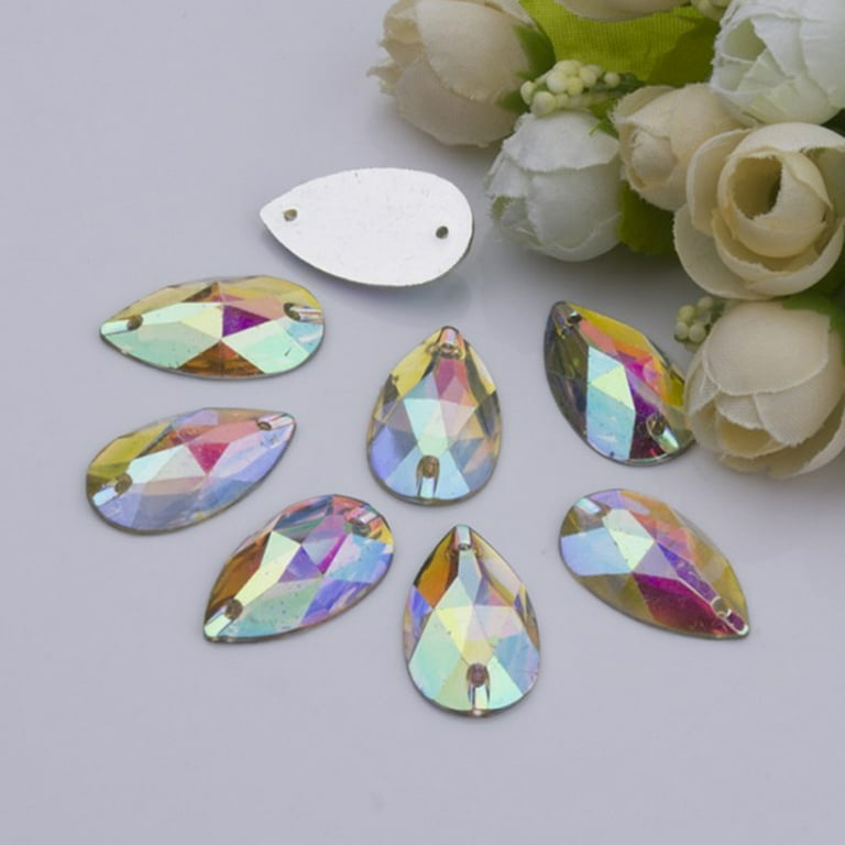 Dress My Craft Water Droplet Embellishments 100/Pkg-#1, 4mm FA3022