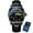 Black, variant on CHENXI Top Brand Luxury Men's Watches Fashion Sport Quartz Clock Casual Leather Waterproof Men Wrist Watches Business Date Watch