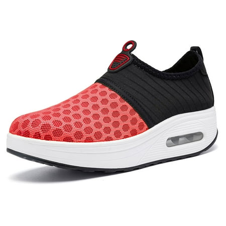 

Earlde Women s Sock Sneakers Air Cushion Athletic Shoes Breathable Mesh Casual Work Nursing Shoes