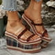 thumbnail image 1 of MKLEKYY Sandalias Comodas = Sandalias de Tacón Alto Con Pendiente para Mujer Sandalias de Boca de Pez de Moda para Mujer Sandalias de Dama Zapatillas de Mujer, 1 of 4