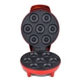 thumbnail image 5 of Courant Mini Donut Maker, Non-stick Surface, Makes 7 Doughnuts, Kid-Friendly, Red, 5 of 5