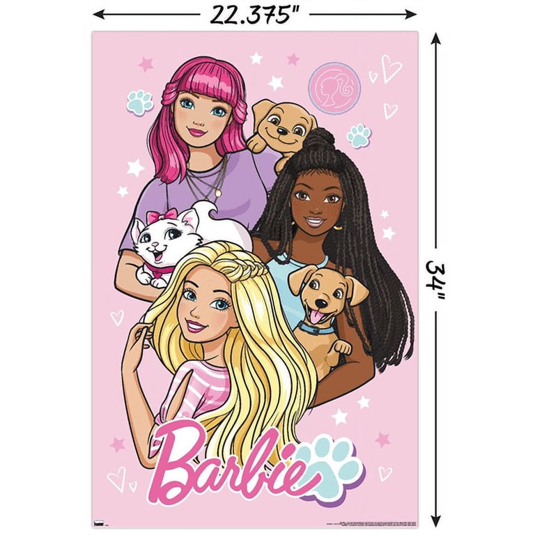 Mattel Barbie - Cute Wall Decor Art Poster for Room, Adults