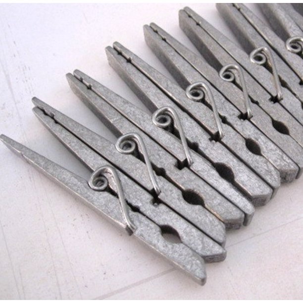Leisure Arts Inc. Silver Clothespins, 1 Each