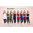 thumbnail image 2 of DODOING [4 pack] Women's Long Camisole Tank Tops Top Layering Casual Basic Cami Plain COTTON Blend Fit Basic Cami Top S -3XL, 2 of 8
